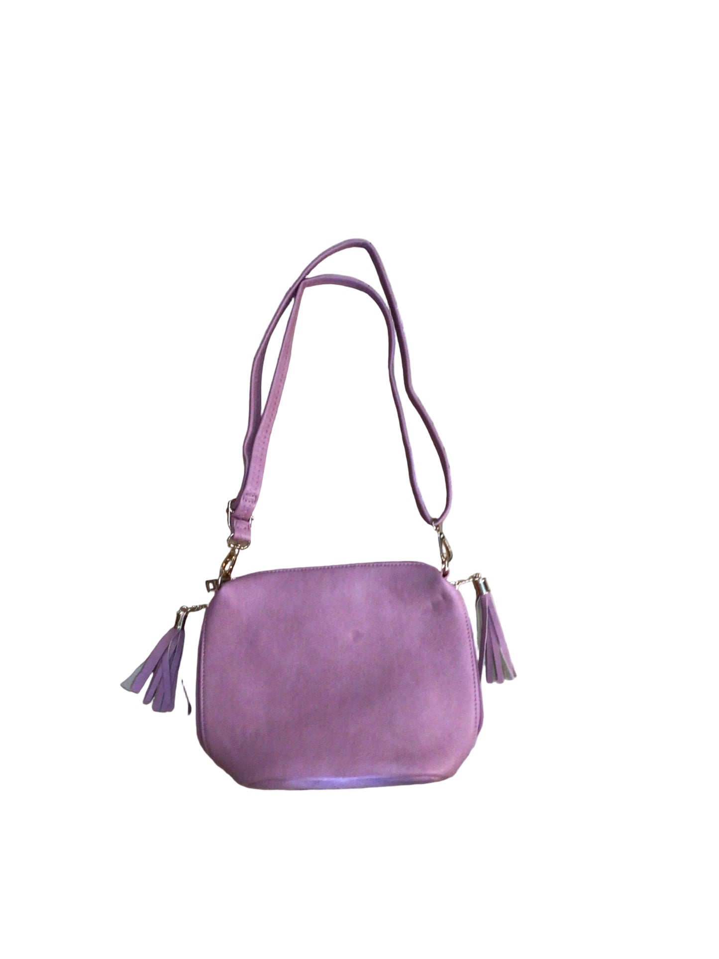 Dylan Crossbody w/ 2 Side Tassel Zippers