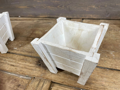 Farmhouse Mini Wood Planter