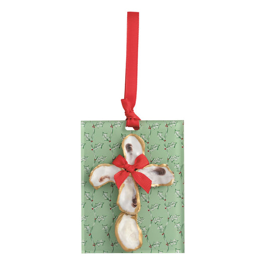 Green Acrylic Oyster Ornament