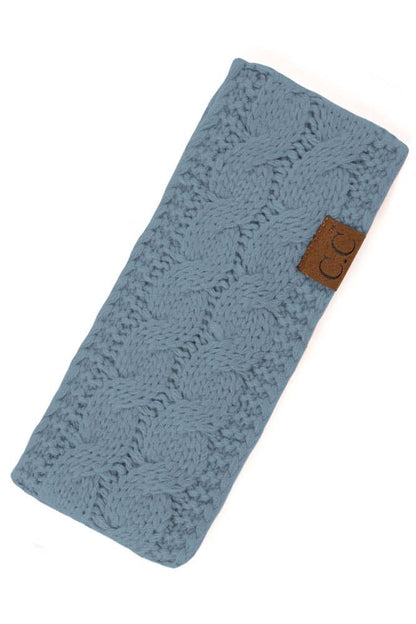 Clay Cable Knit Solid Headband