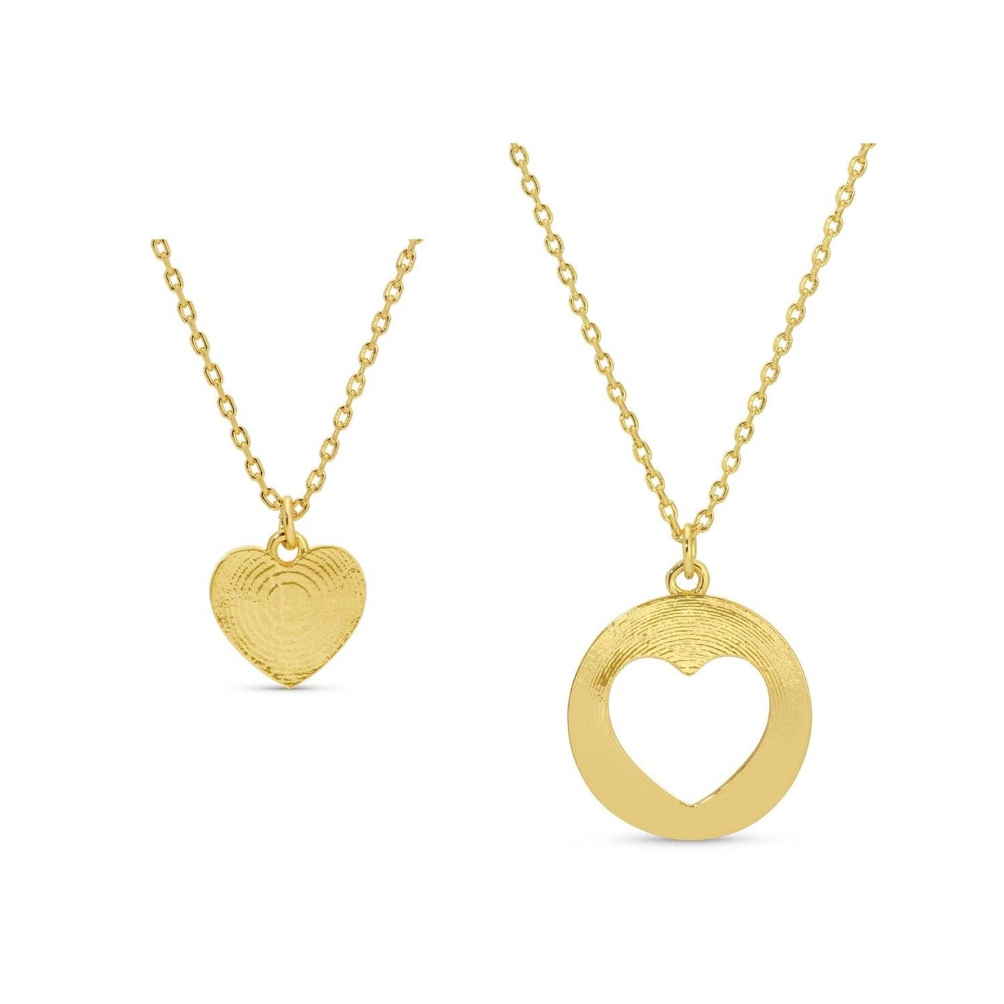 Be Connected - Inner & Outer Heart Friendship Necklaces