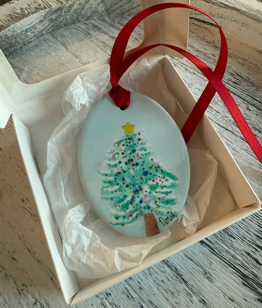 Christmas Tree Ornament by Norah Marie (Boxed)