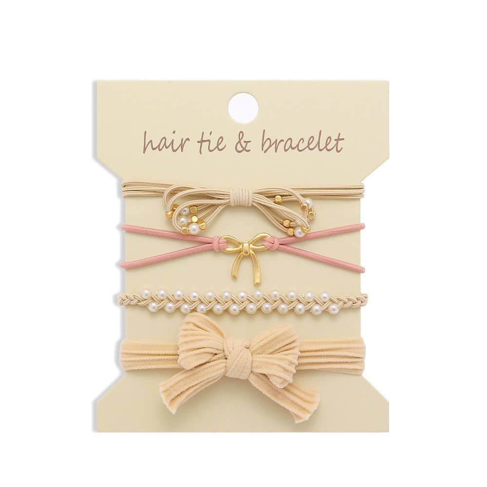 Bows BOHO DUAL FUNCTION KNOT BRACELET HAIR TIES