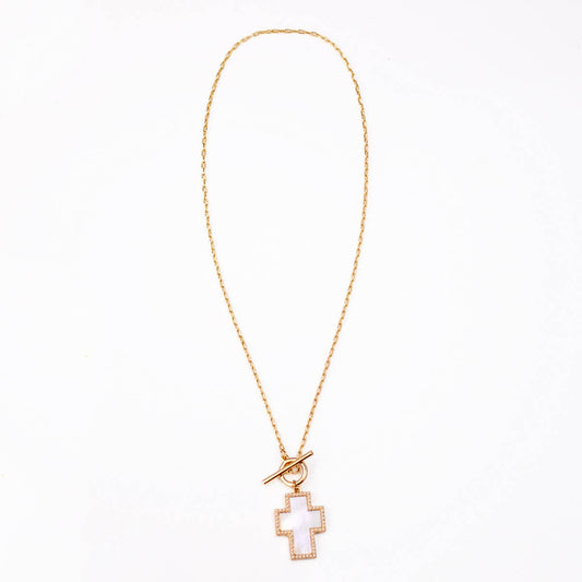 Abigail Cross Layering Necklace