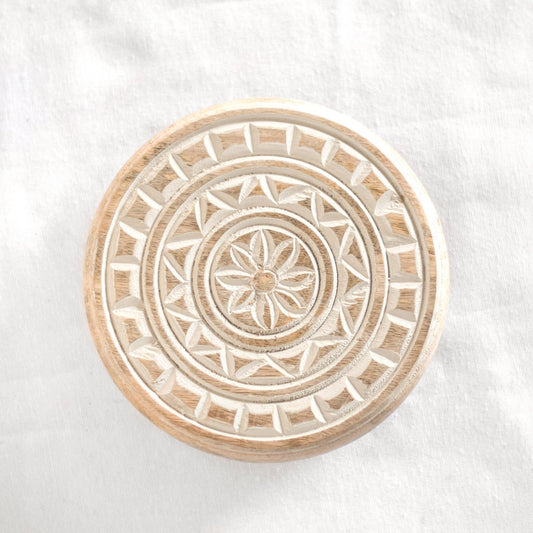 Carved Wood Riser