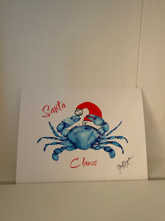 Santa Claws Card