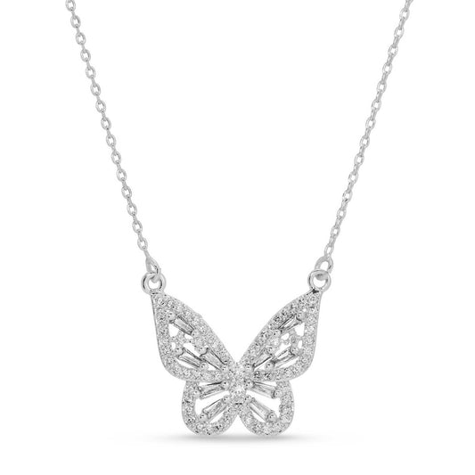 Butterfly Pendant Necklace