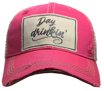 Day Drinkin' Distressed Trucker Hat Baseball Cap