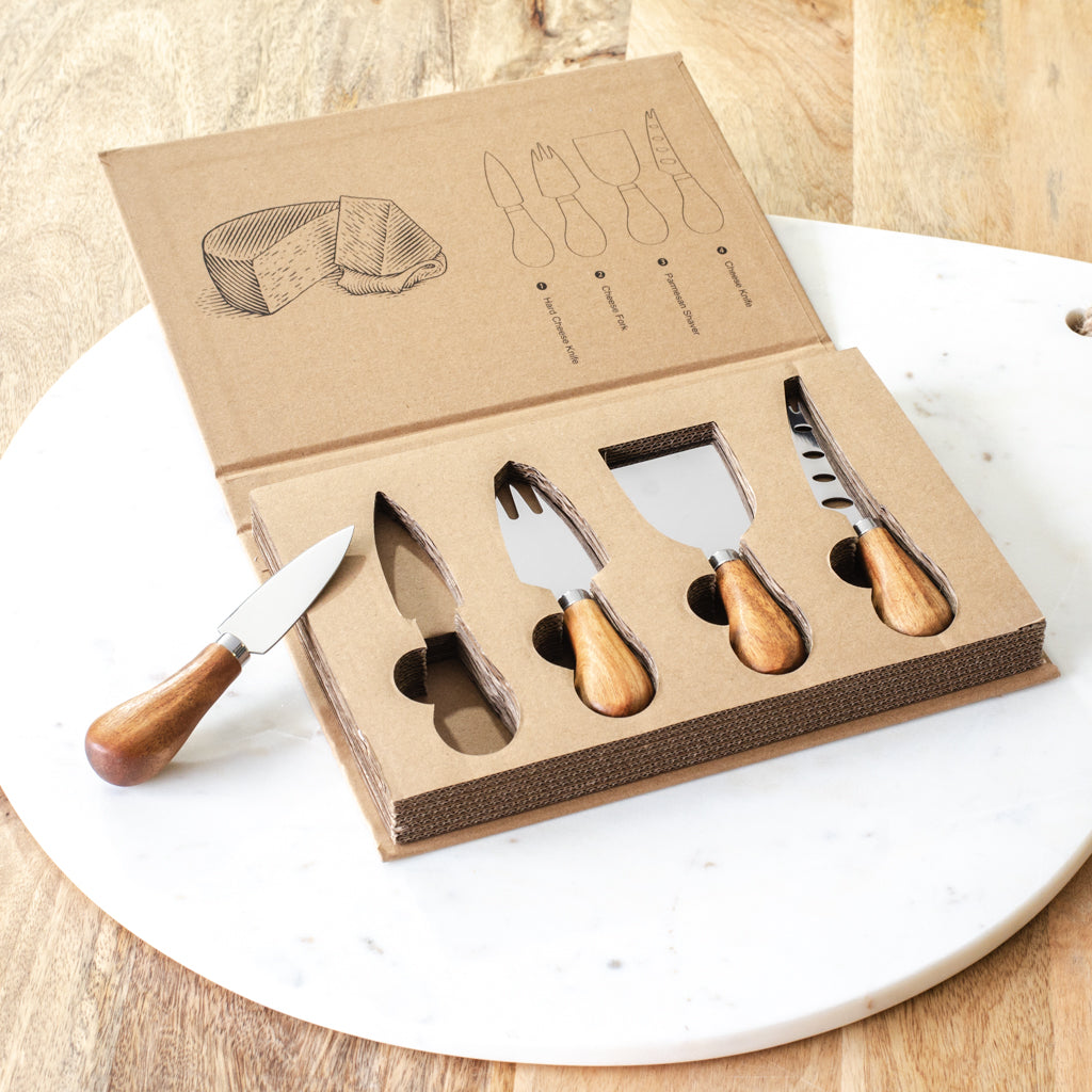 4 Piece Cheese Knife Set