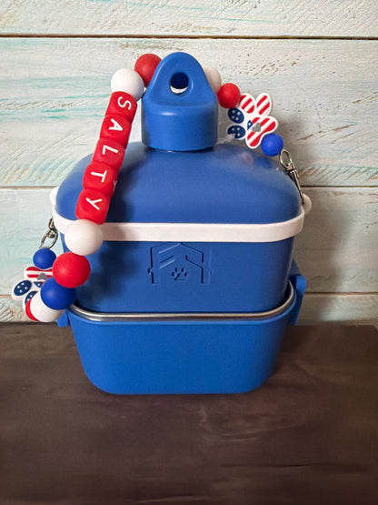 Blue Fido Flask