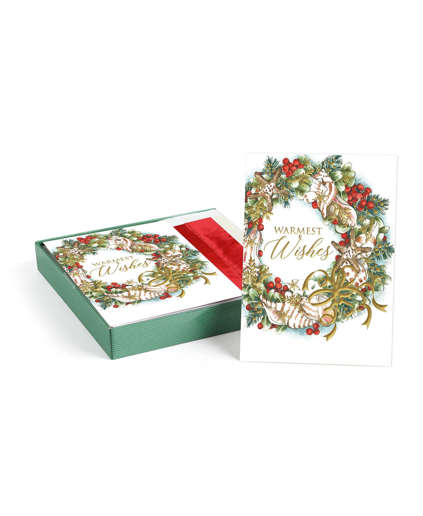 Shells & Berries Boxed Holiday Cards