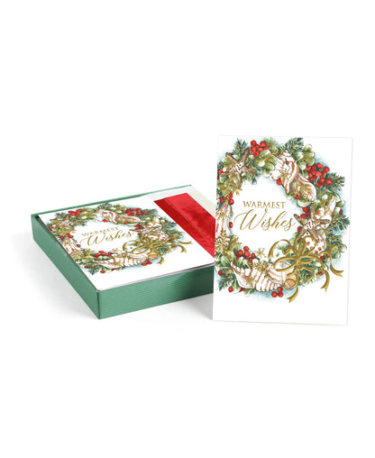Shells & Berries Boxed Holiday Cards