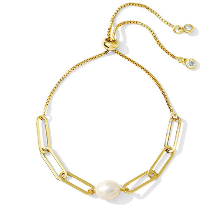 Pearl Link Pulley Bracelet