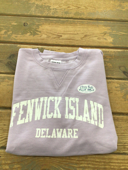 Fenwick Island Delaware Crew Neck Sweatshirt