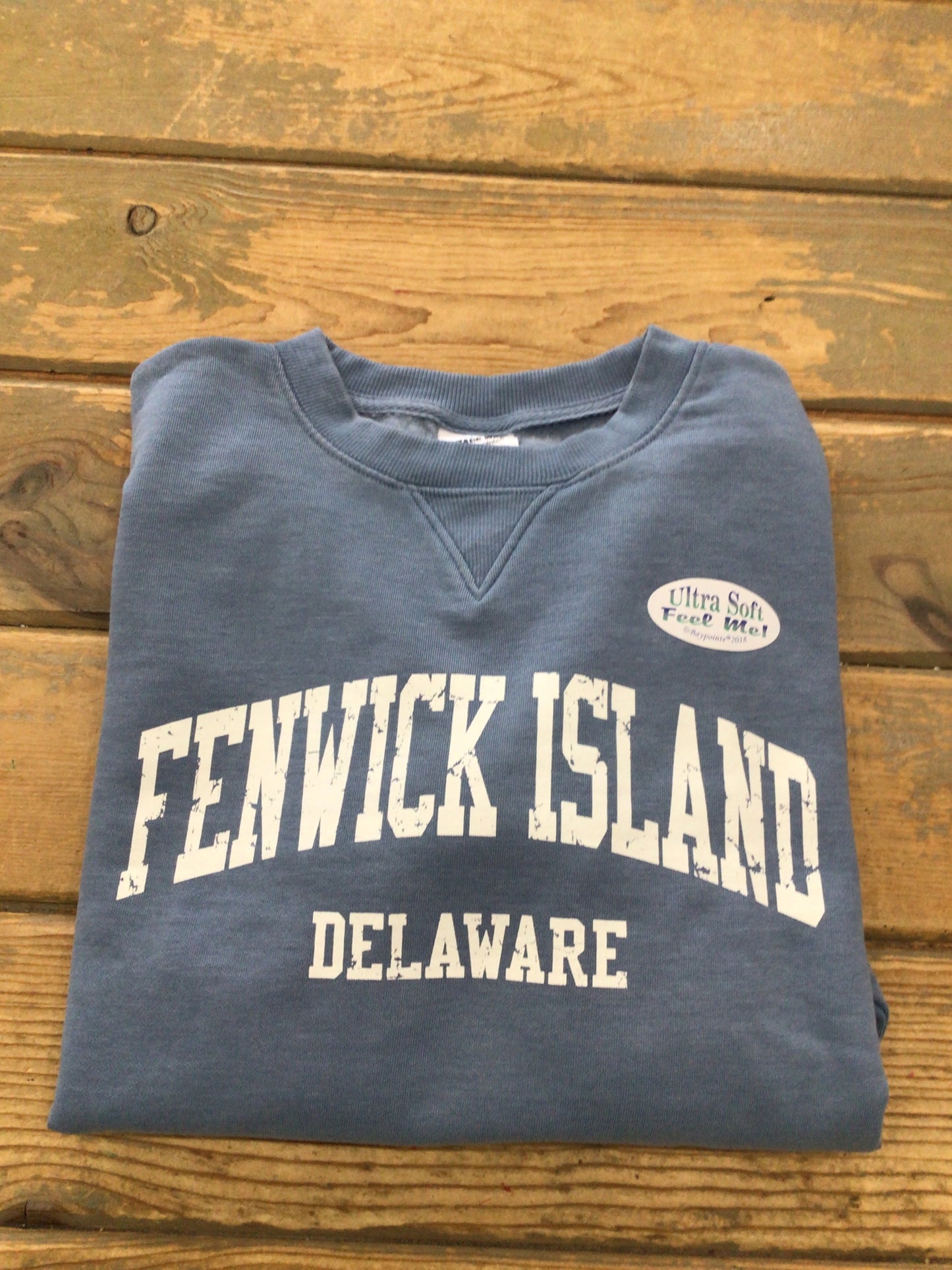 Fenwick Island Delaware Crew Neck Sweatshirt