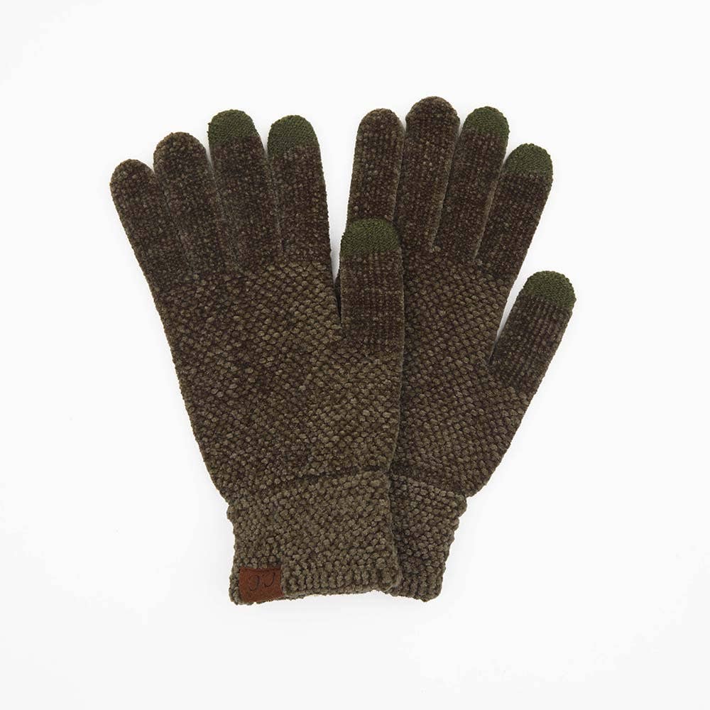 Earth Brown C.C Eco Friendly Chenille Gloves