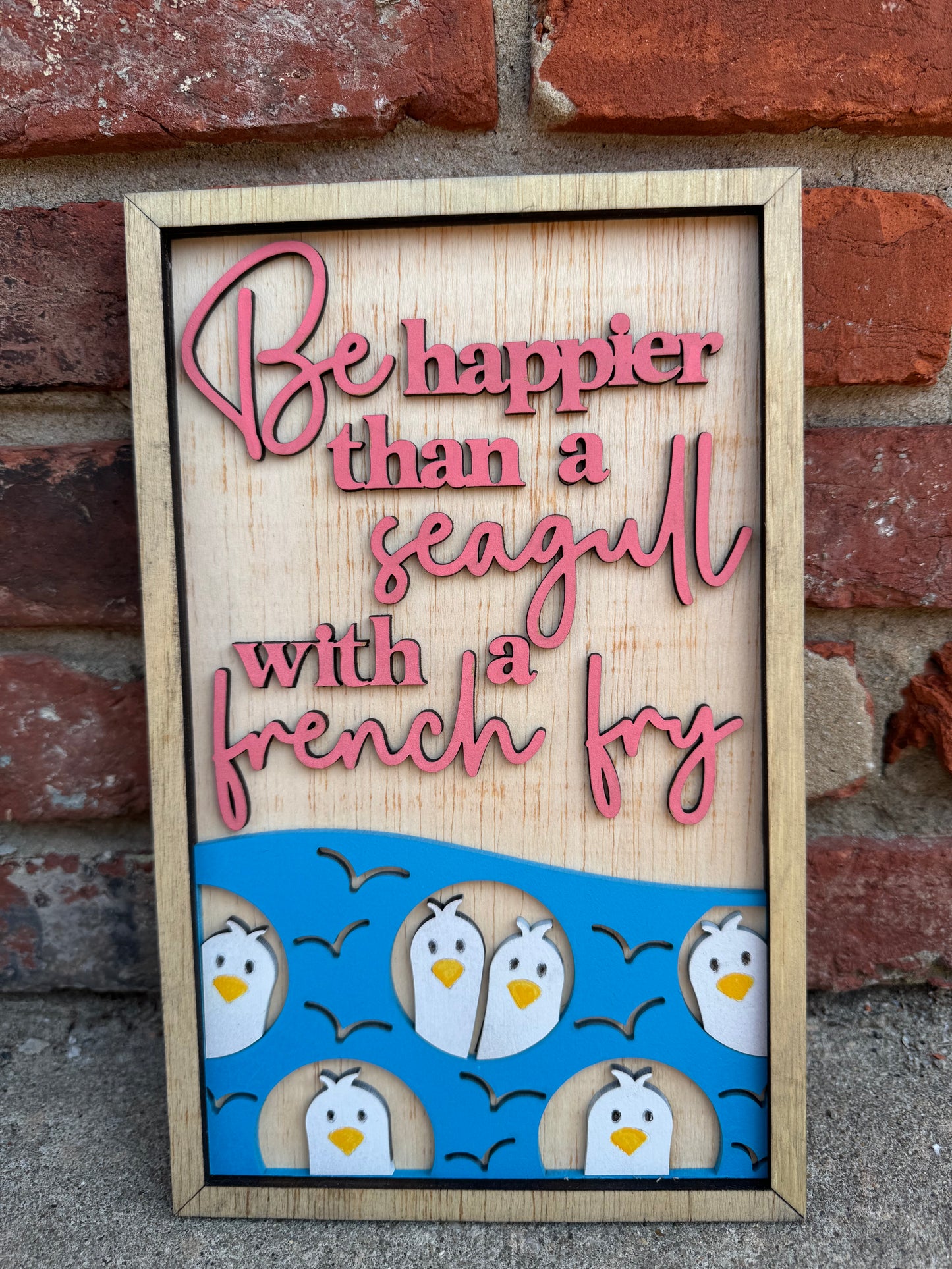 Be happier than a seagull...