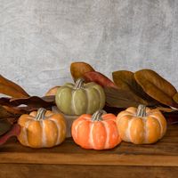 3" Ceramic Pumpkin