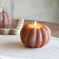 5" LED Pumpkin Candle