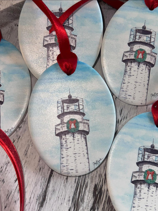 Sky/Fenwick Lighthouse Wreath Ornament