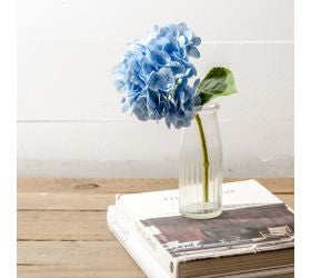 13" Blue Hydrangea Stem