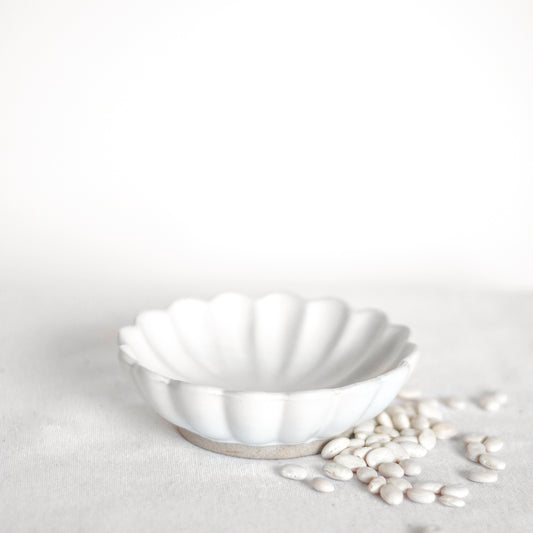 Scalloped Ceramic Bowl