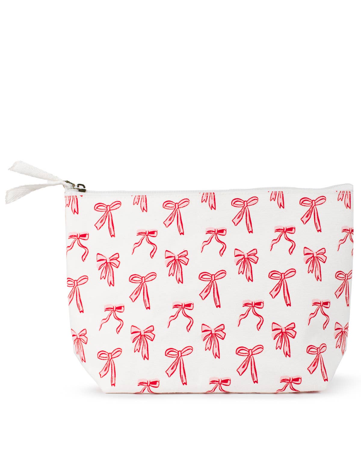 White/Pink Hannah Bow Cosmetic