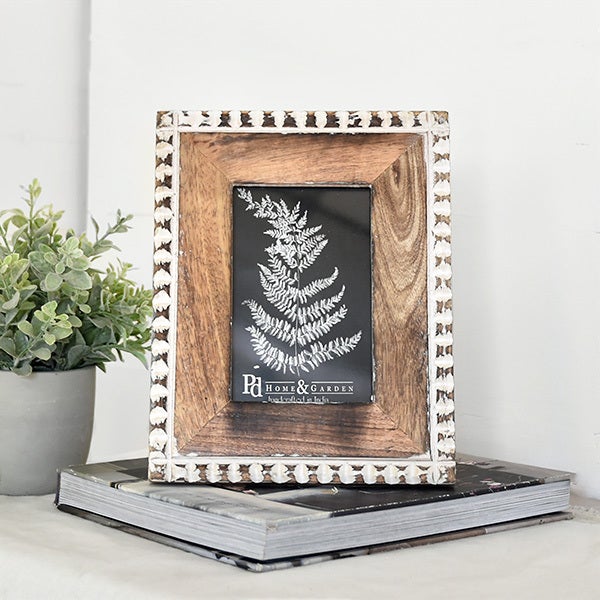 5 x 7 Beaded Rustic Photo Frame