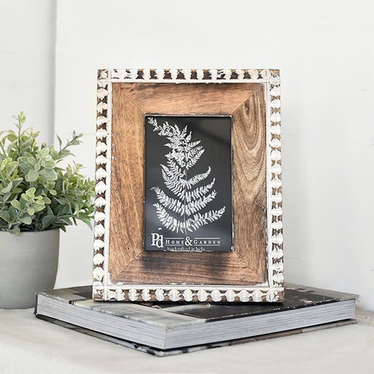 5 x 7 Beaded Rustic Photo Frame