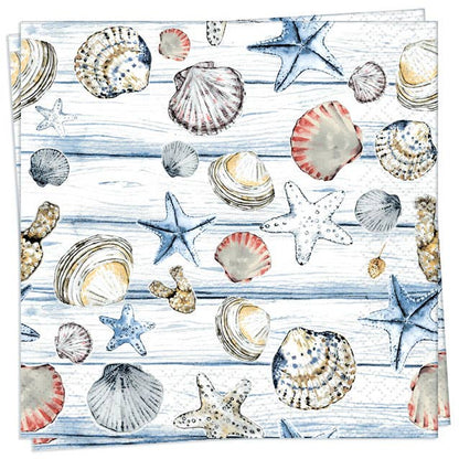 Beach Shells Cocktail Napkin