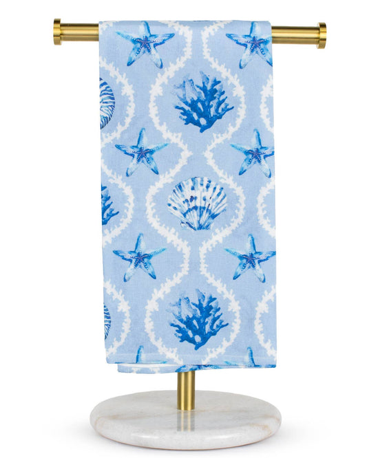 Bay Point Hand Towel   Blue/White
