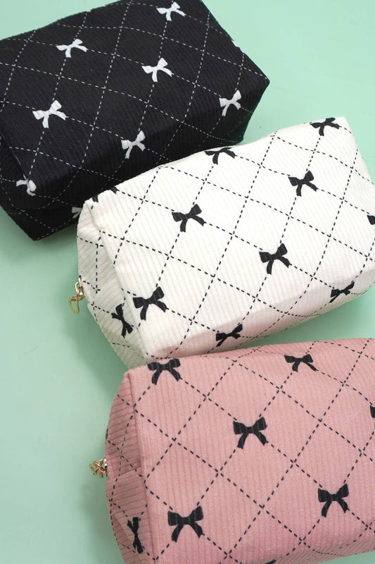 Bow Cosmetic Pouch