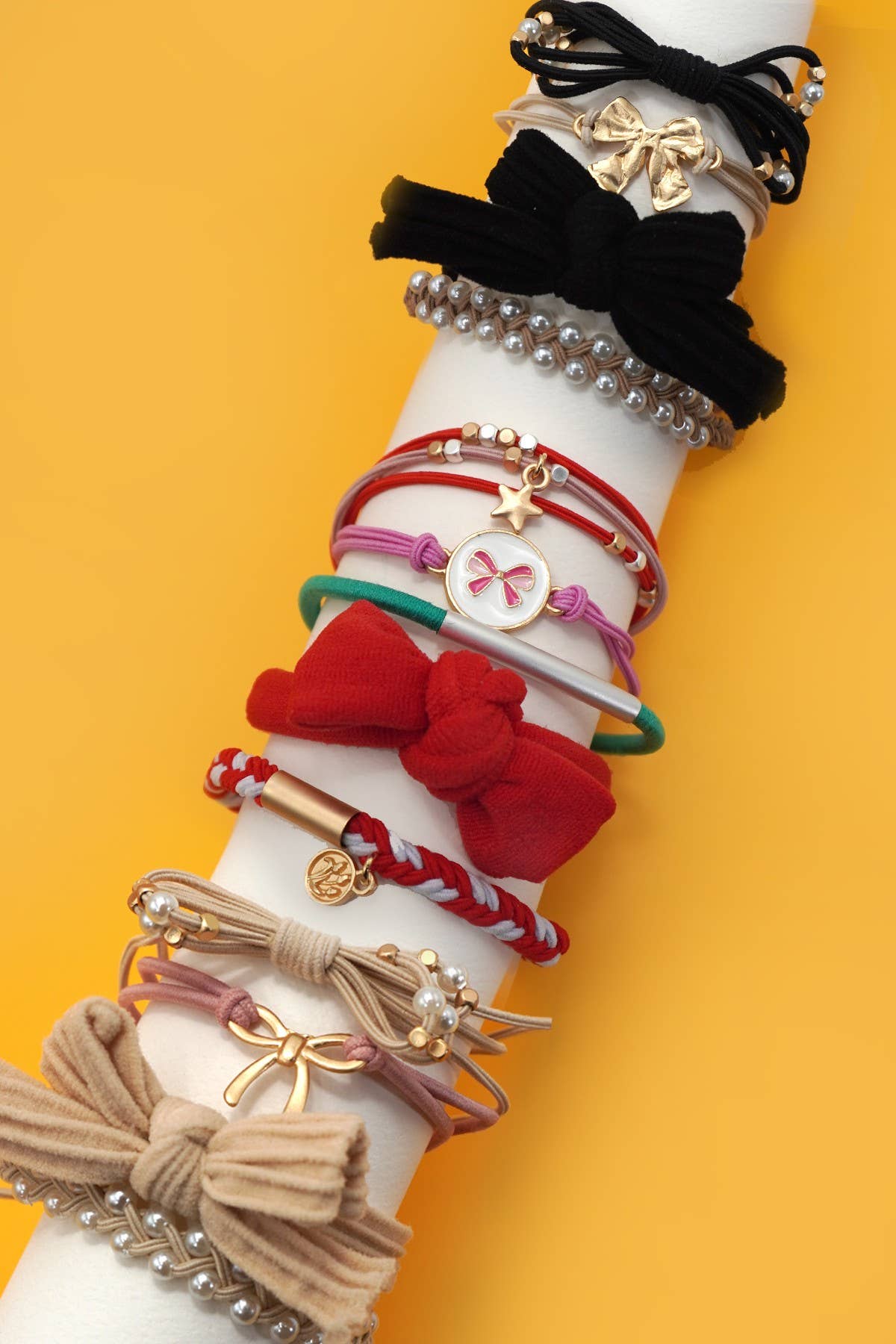 Bows BOHO DUAL FUNCTION KNOT BRACELET HAIR TIES