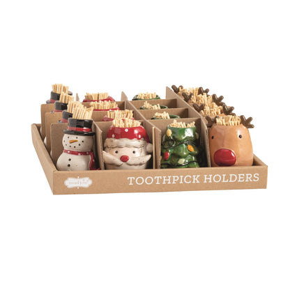 Farm Christmas Toothpick Holders