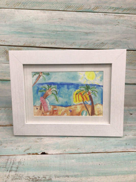 Beach Scene, Art by Norah Marie