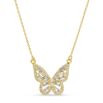 Butterfly Pendant Necklace