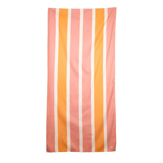 White/Pink/Apricot Sun Kissed  Beach Towel