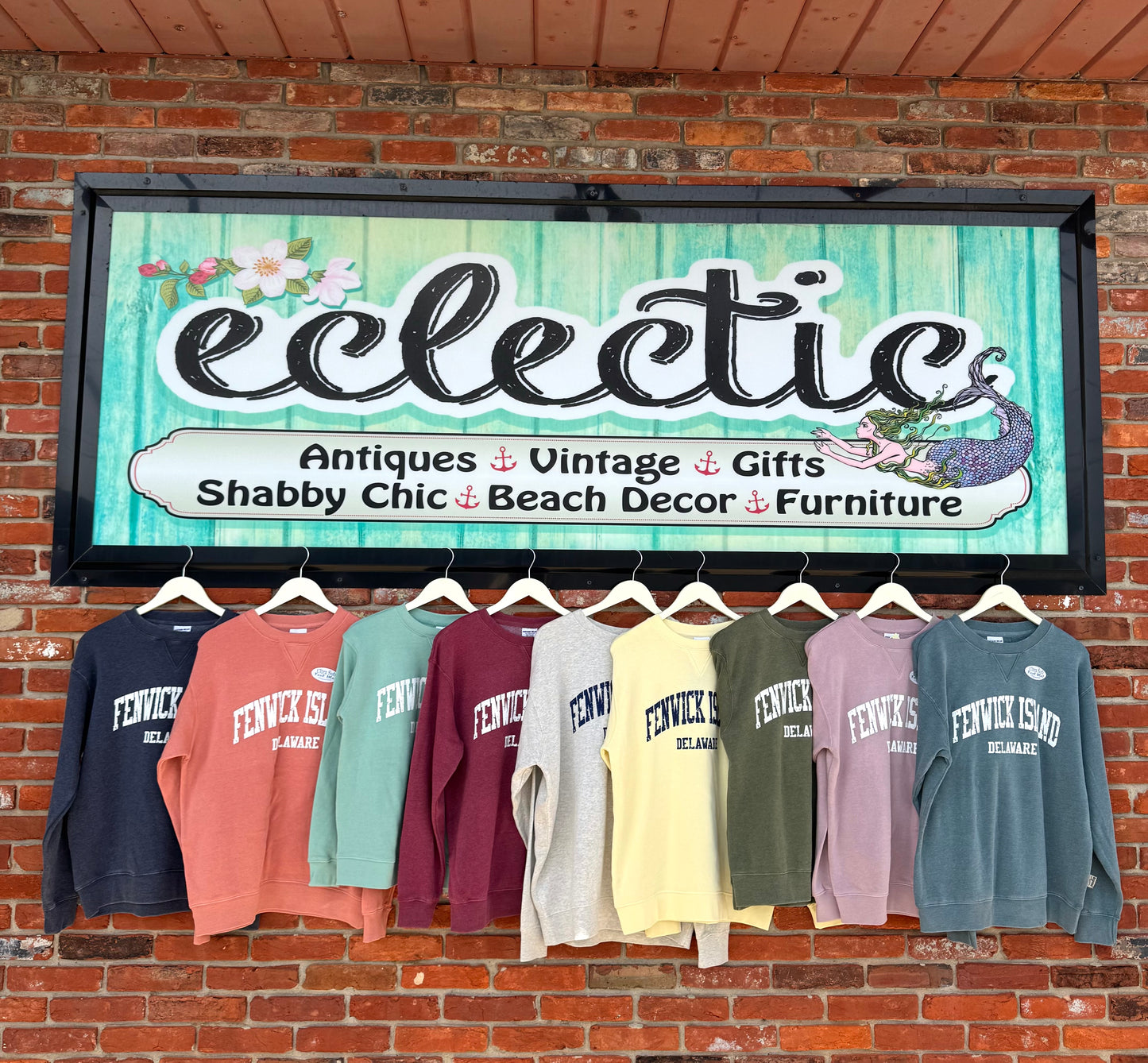 Fenwick Island Delaware Crew Sweatshirt