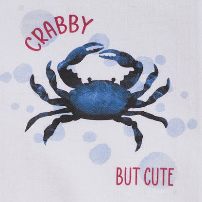 Crabby Decorative Dishtowel