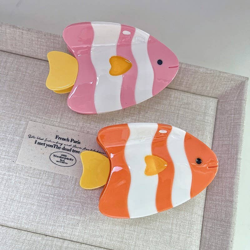 Ocean Fish Hair Claw Clip