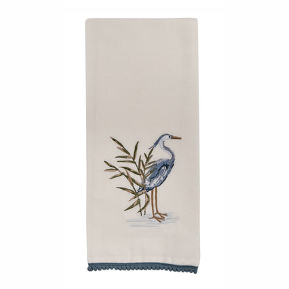 Blue Heron Decorative Dishtowel