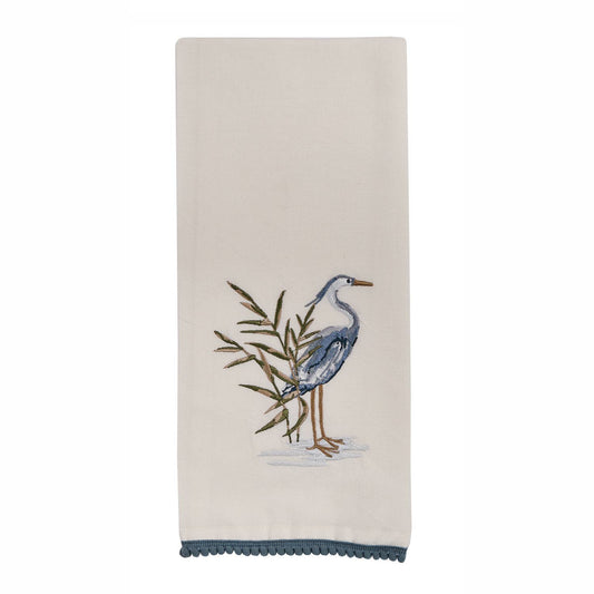 Blue Heron Decorative Dishtowel
