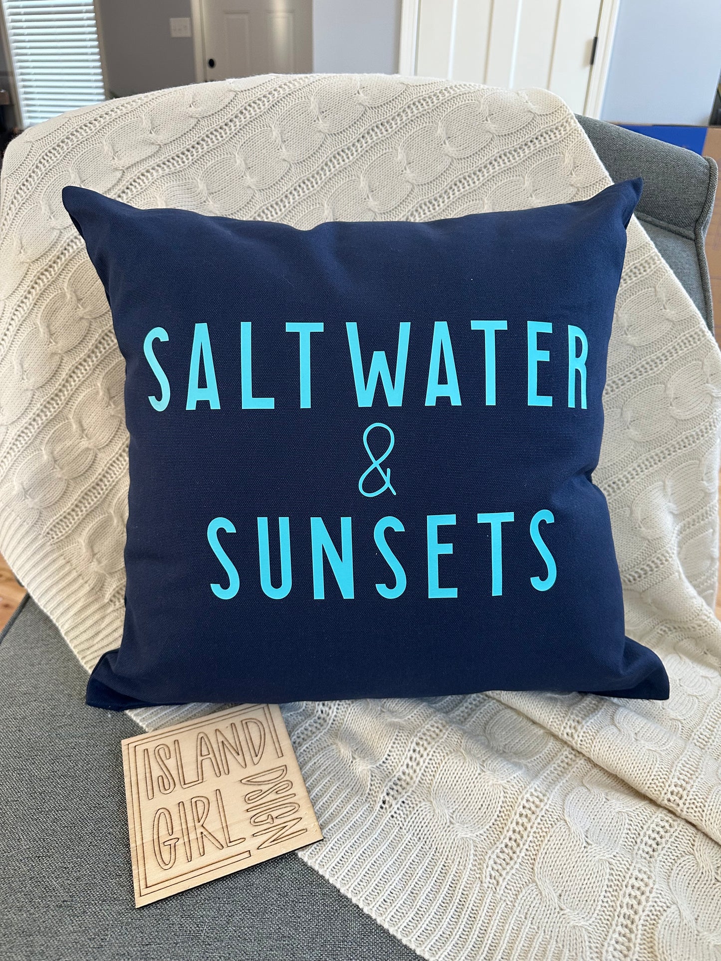 #2794 Saltwater & Sunsets Pillow