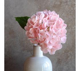 13" Pink Hydrangea Stem