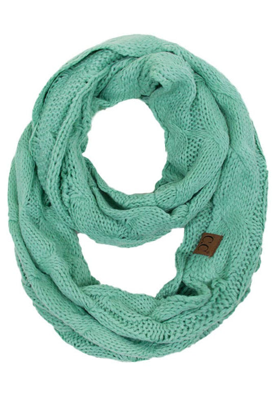 Sage Knitted Scarf