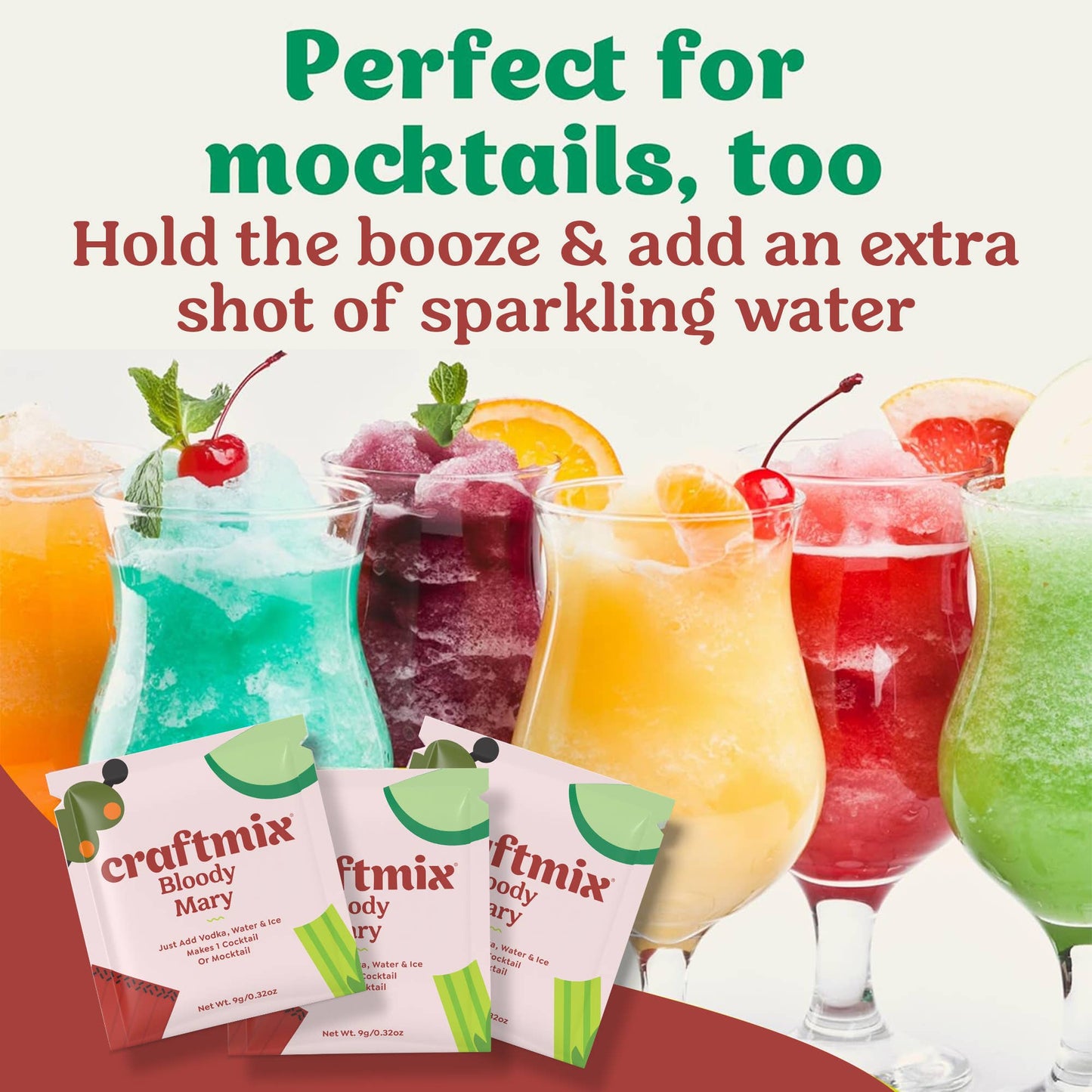 Bloody Mary Cocktail/Mocktail Mixer Singles / Caddy Refills