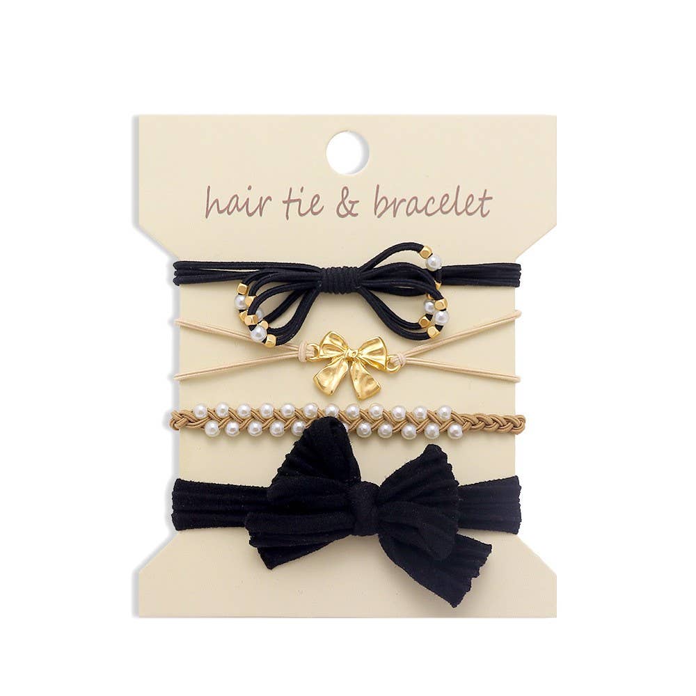 Bows BOHO DUAL FUNCTION KNOT BRACELET HAIR TIES