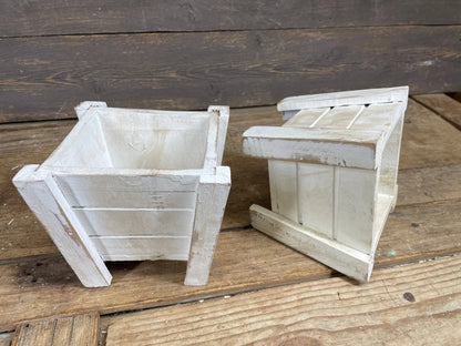 Farmhouse Mini Wood Planter