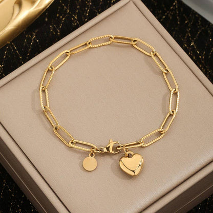 Heart Link Bracelet