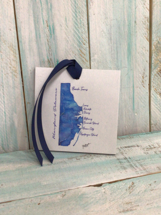 Beachtowns Wood Ornament